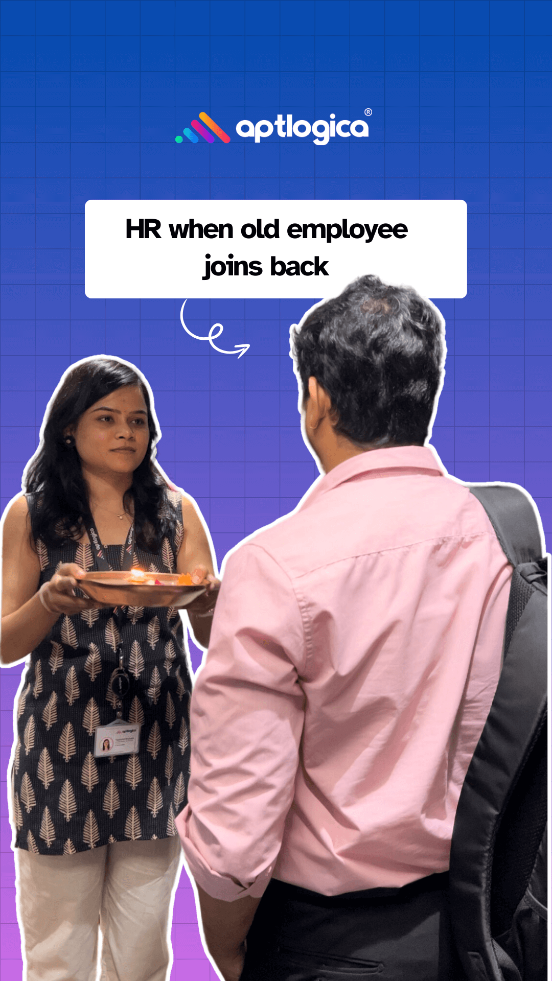 Old employee joins back Reel-cover